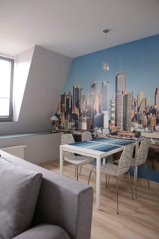 Apartemen studio 35 m² dengan 1 kamar mandi pribadi di Pusat Kota Poznan Bagian luar foto
