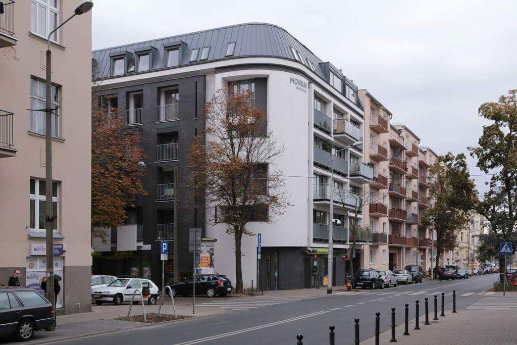 Apartemen studio 35 m² dengan 1 kamar mandi pribadi di Pusat Kota Poznan Bagian luar foto