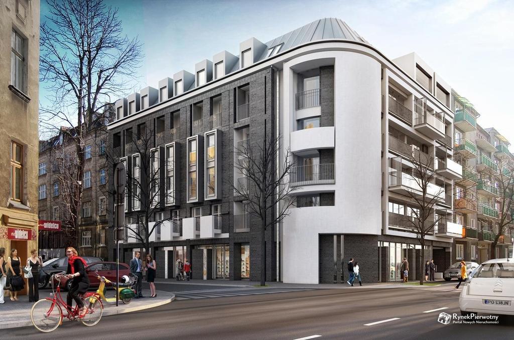 Apartemen studio 35 m² dengan 1 kamar mandi pribadi di Pusat Kota Poznan Bagian luar foto